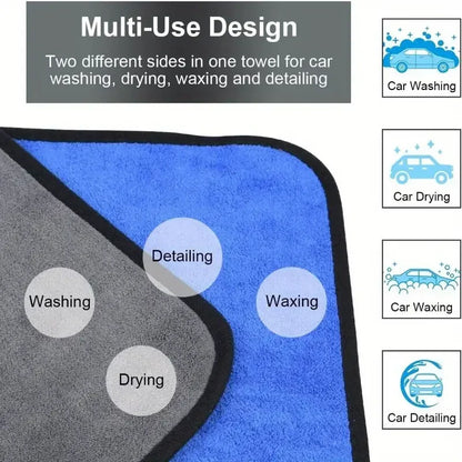 Serviette Microfibre Multifonction pour Lavage Auto