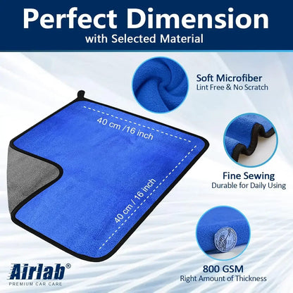 Serviette Microfibre Multifonction pour Lavage Auto